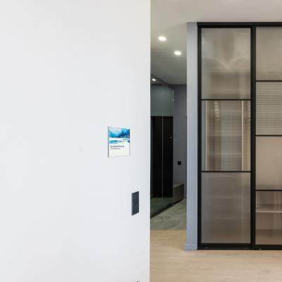 Tuerschild Tenuis 150 mm  Aluminium Acryl